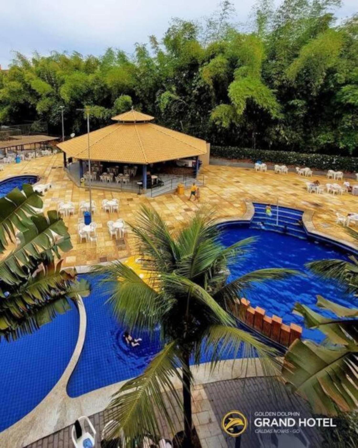 Caldas Novas, Golden Dolphin Grand Hotel, Quarto Sala Cozinha Aconchegante, Ap 361 エクステリア 写真