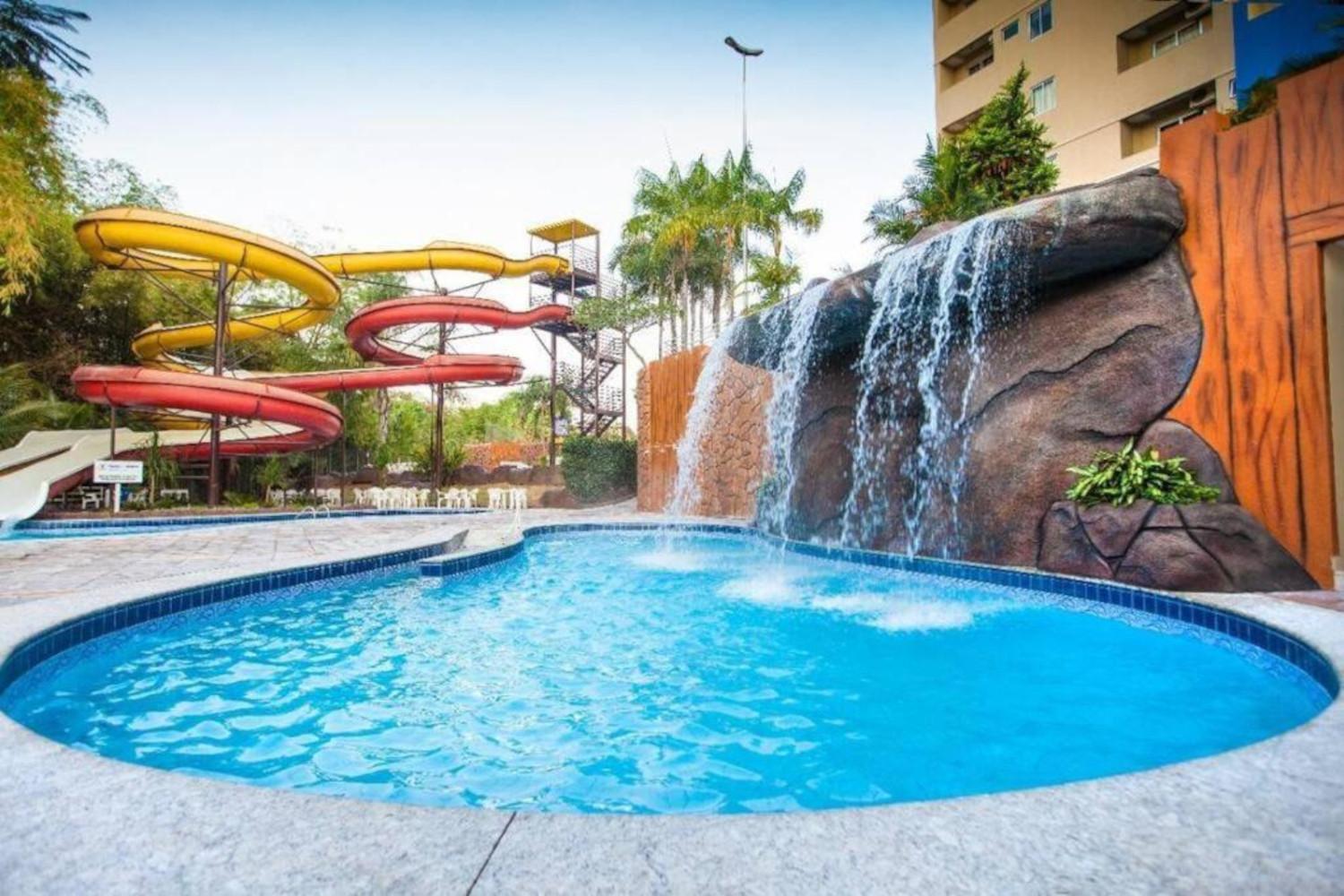 Caldas Novas, Golden Dolphin Grand Hotel, Quarto Sala Cozinha Aconchegante, Ap 361 エクステリア 写真