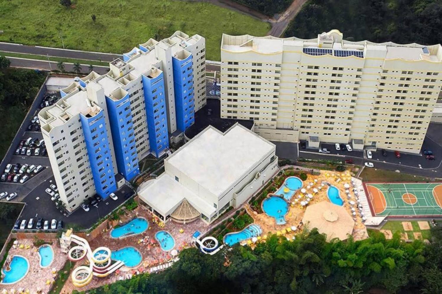 Caldas Novas, Golden Dolphin Grand Hotel, Quarto Sala Cozinha Aconchegante, Ap 361 エクステリア 写真