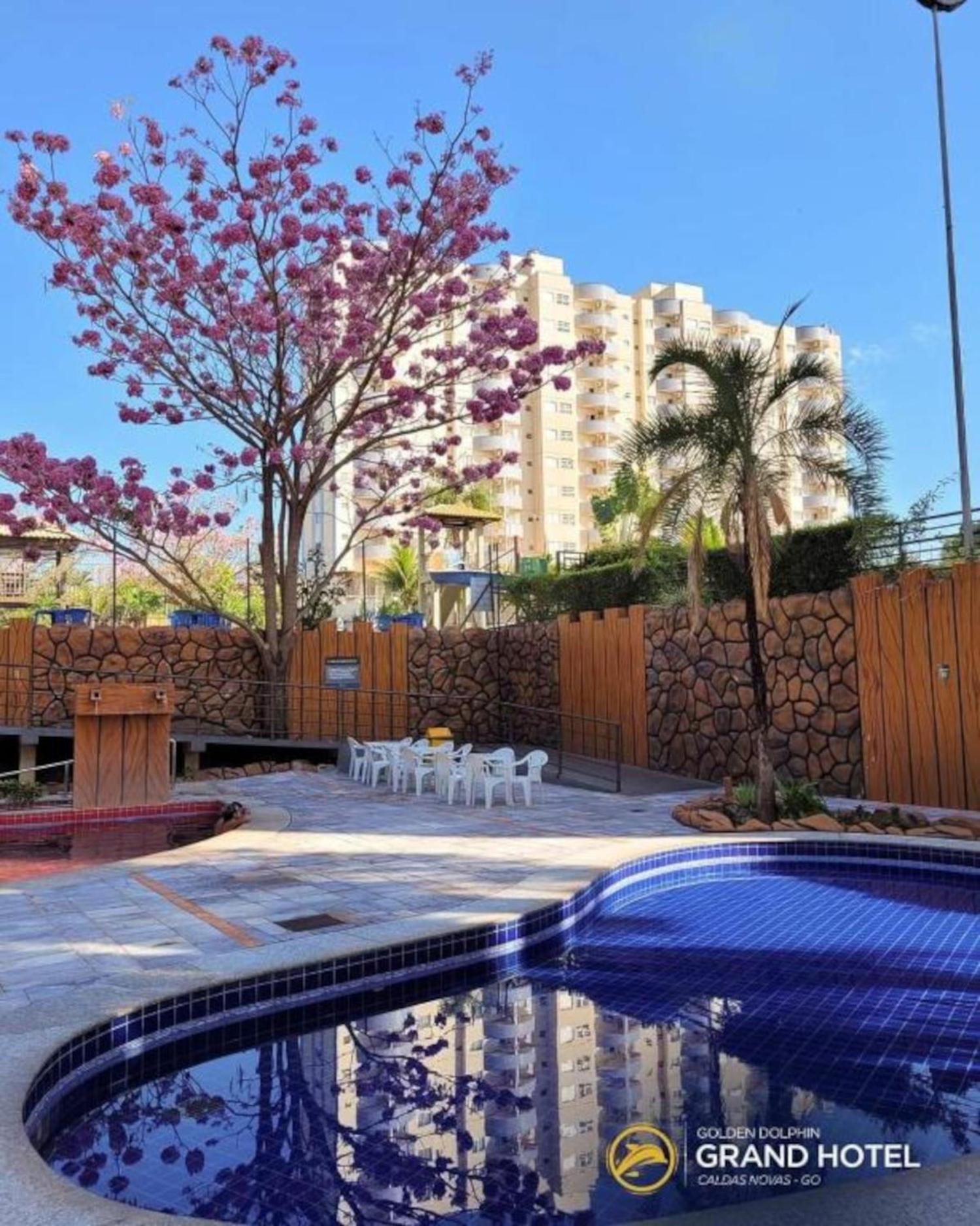 Caldas Novas, Golden Dolphin Grand Hotel, Quarto Sala Cozinha Aconchegante, Ap 361 エクステリア 写真