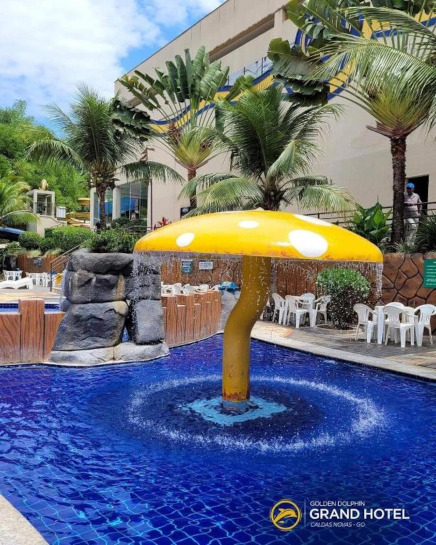 Caldas Novas, Golden Dolphin Grand Hotel, Quarto Sala Cozinha Aconchegante, Ap 361 エクステリア 写真