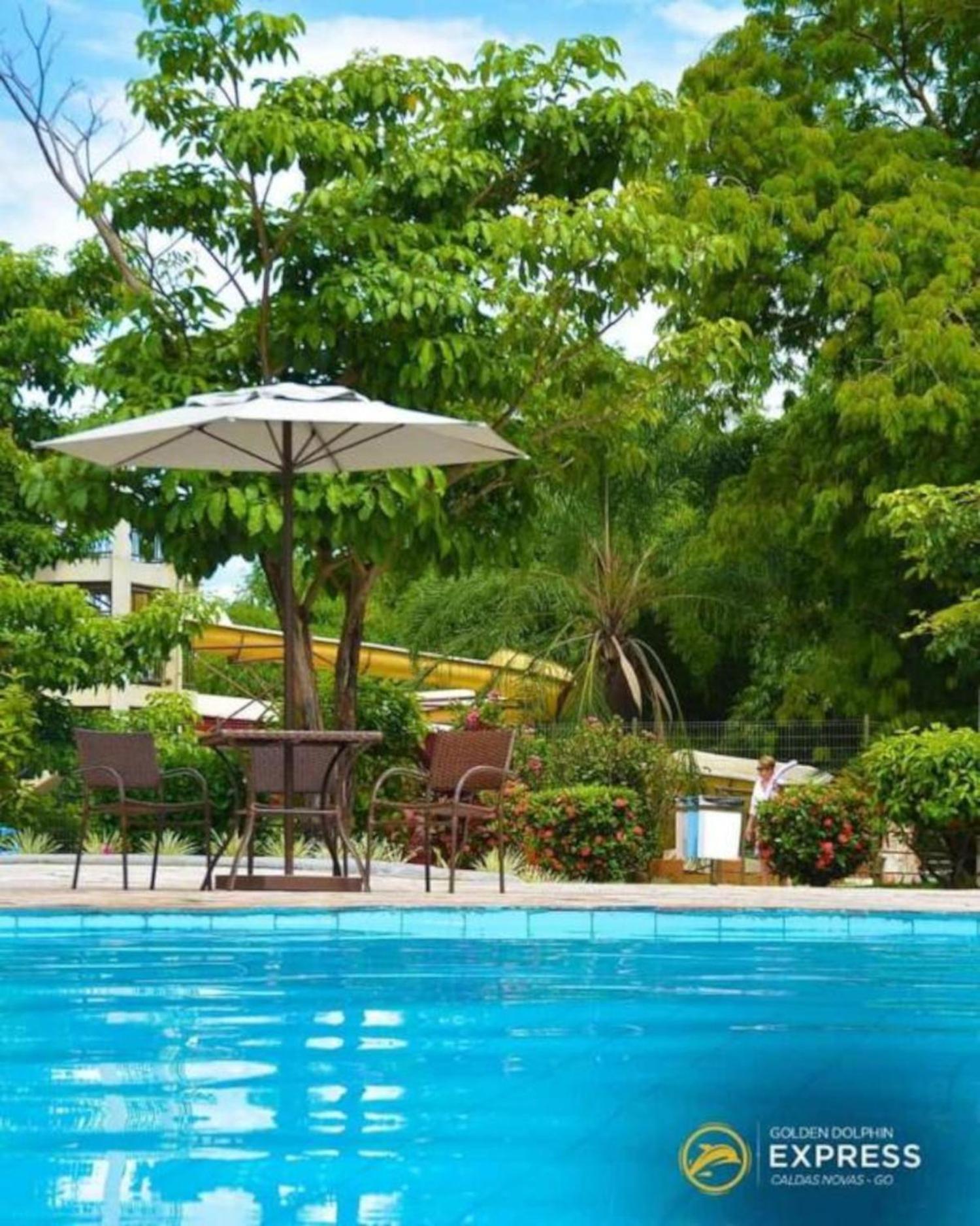 Caldas Novas, Golden Dolphin Grand Hotel, Quarto Sala Cozinha Aconchegante, Ap 361 エクステリア 写真
